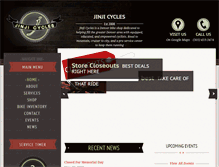 Tablet Screenshot of jinjicycles.com